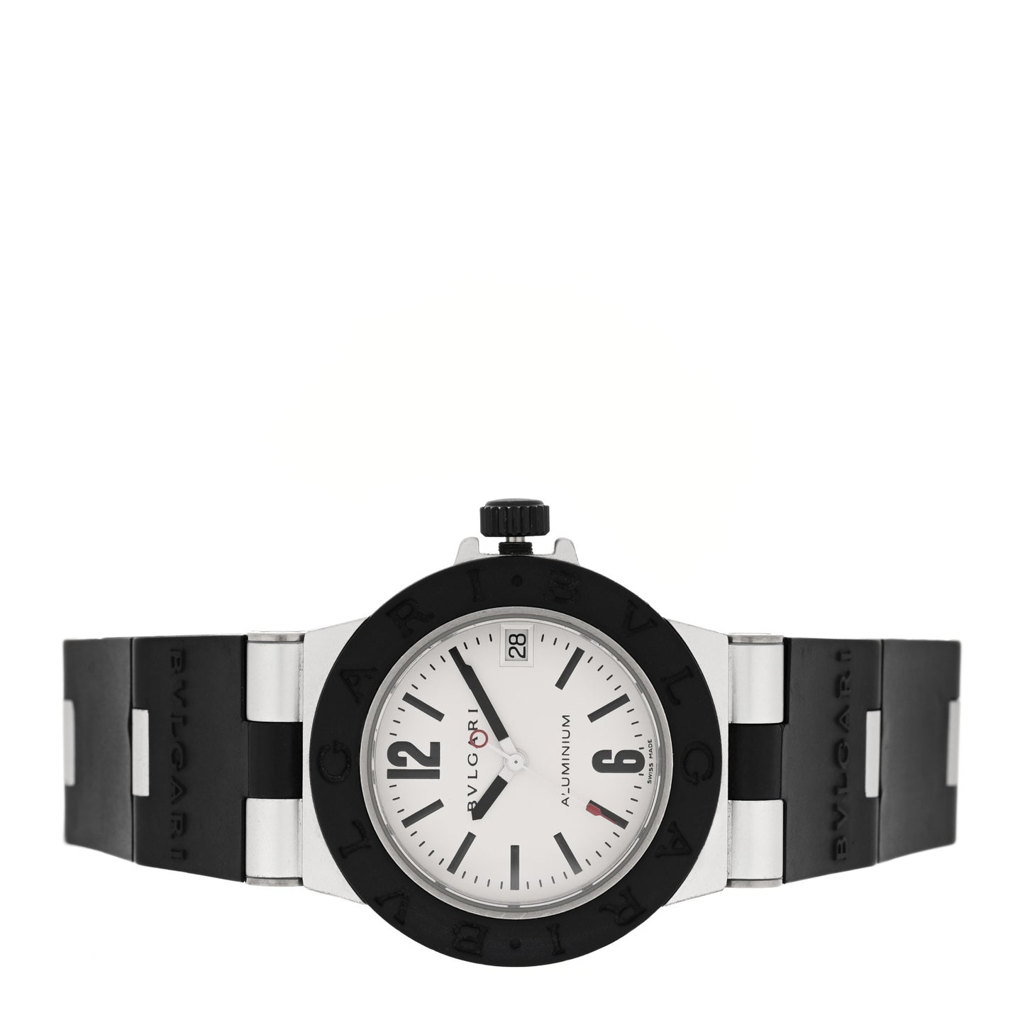 Aluminum Rubber 32mm Diagono Quartz Watch
