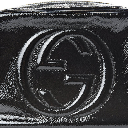 Gucci Soft Patent Small Soho Disco Bag Black 8 of 10