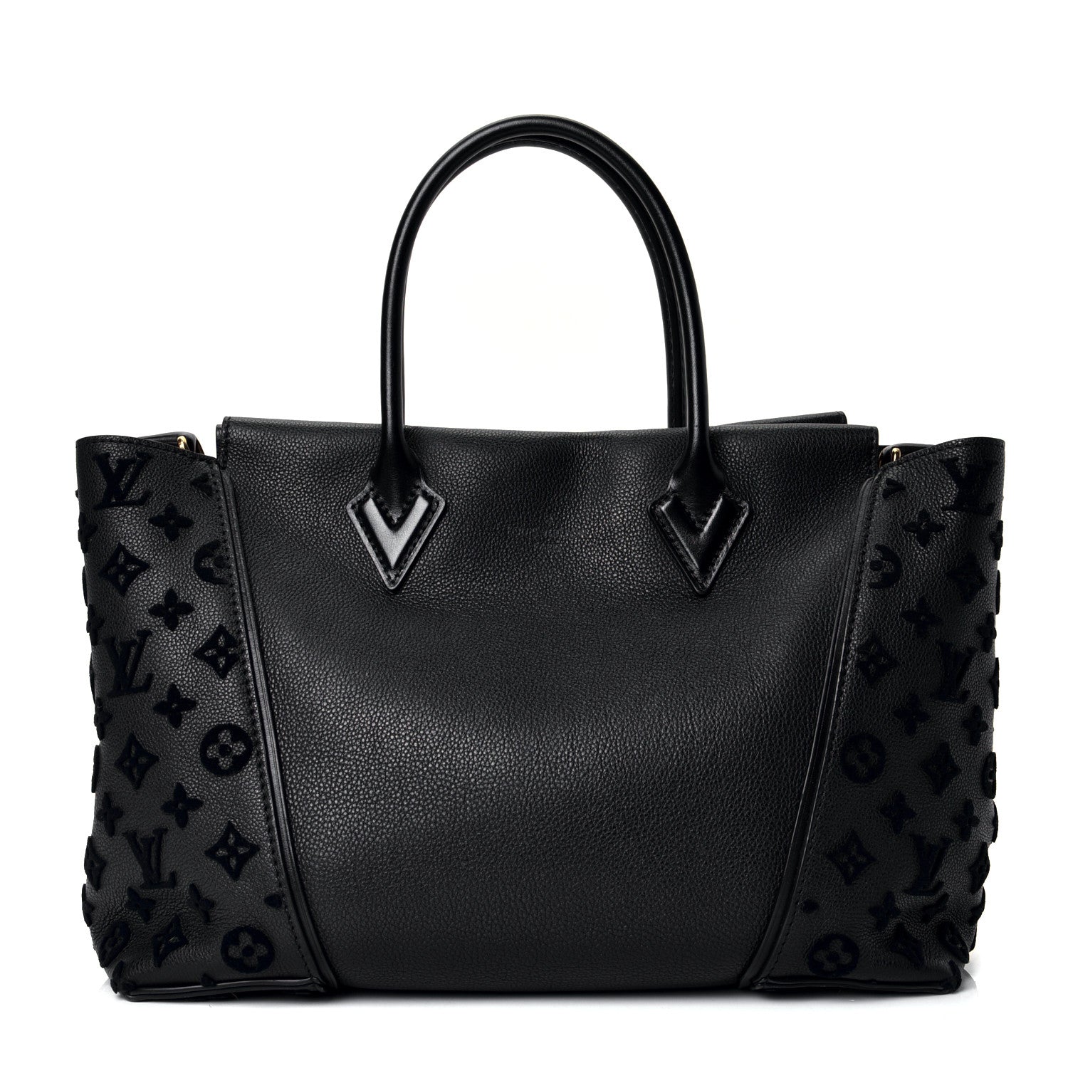 Louis Vuitton Veau Cachemire Tote W PM Black 1 of 4