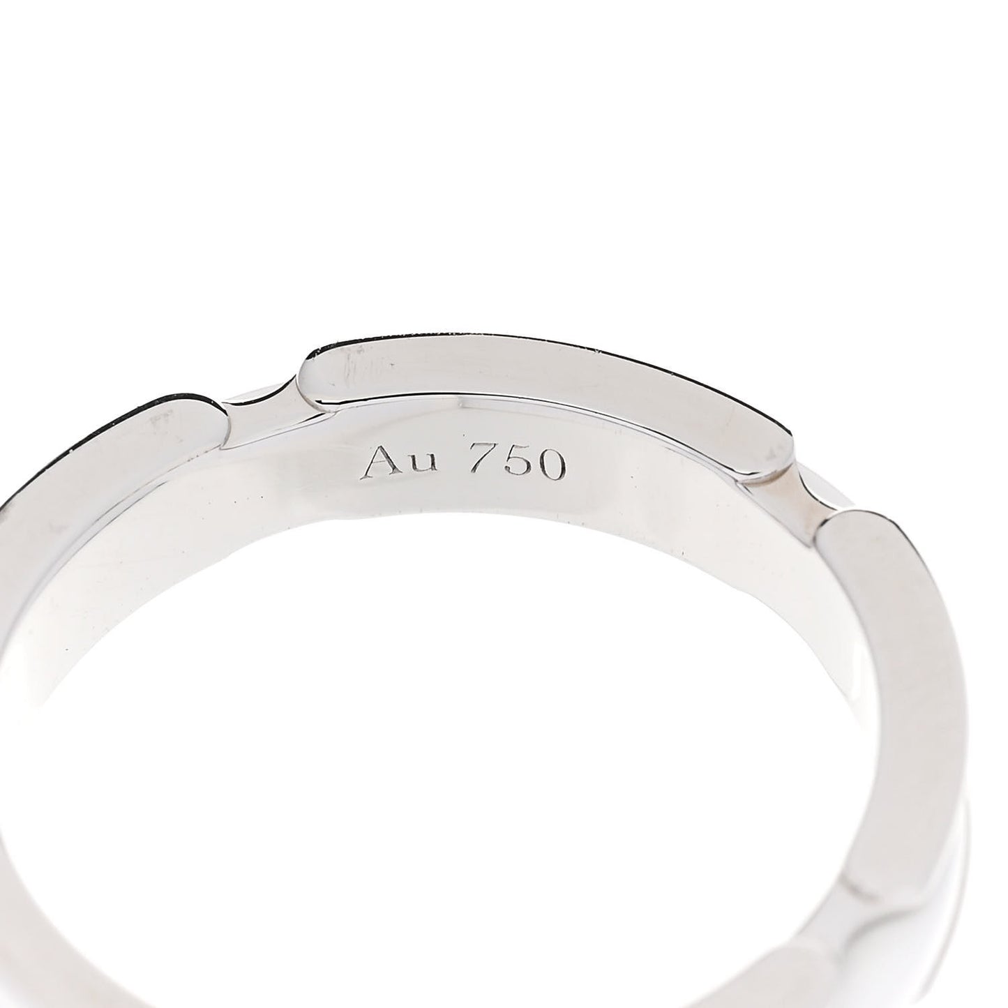 18K White Gold Ceramic Small Ultra Ring 57 8