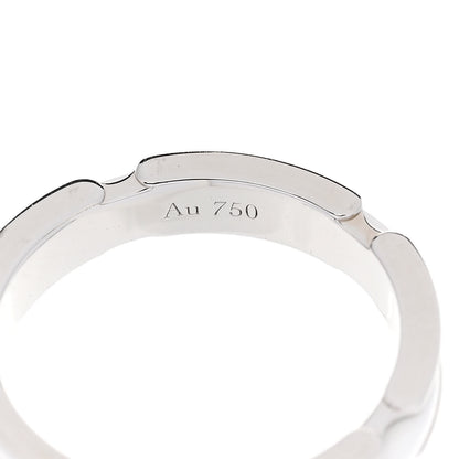 Chanel 18K White Gold Ceramic Small Ultra Ring 57 8 7 of 8