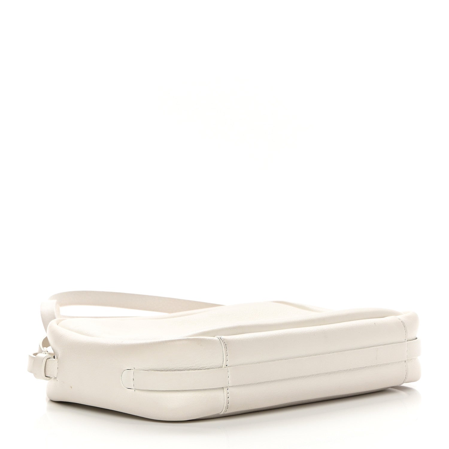 Balenciaga Calfskin Logo S Everyday Camera Bag White 4 of 18