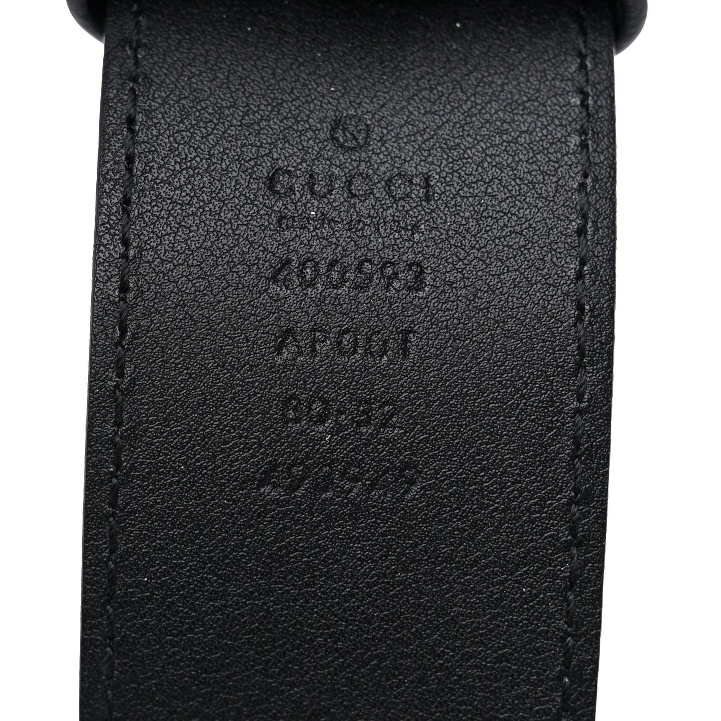 Calfskin Double G 40mm Belt 80 32 Black