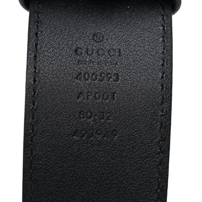 Gucci Calfskin Double G 40mm Belt 80 32 Black 3 of 7