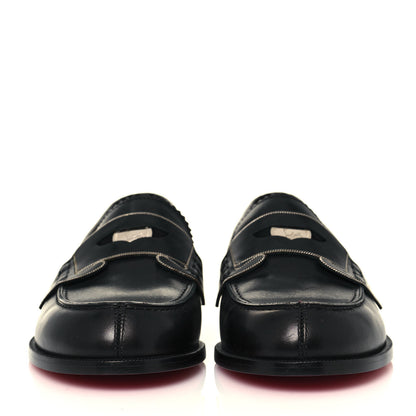 Christian Louboutin Calfskin Monana Flat Loafers 35 Black 2 of 8