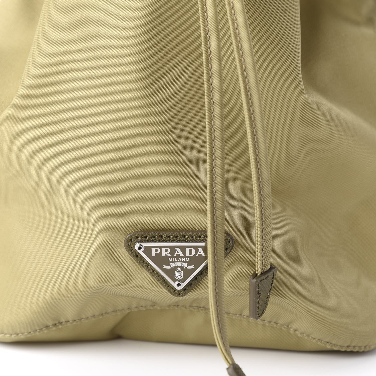 Prada Nylon Vela Drawstring Pouch Corda 6 of 6
