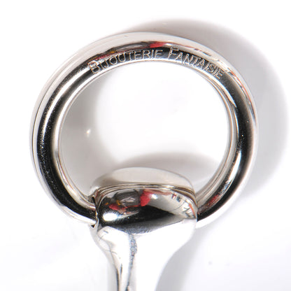 Hermes Silver Mors Scarf Ring 4 of 5