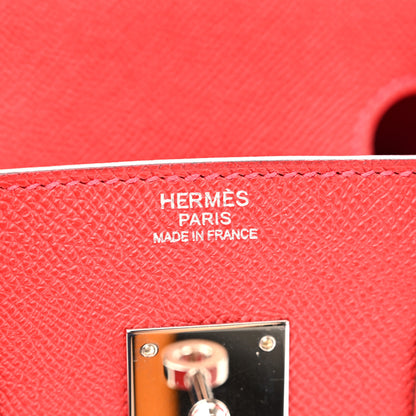 Hermes Epsom BIRKIN 30 Rouge Casaque 6 of 11