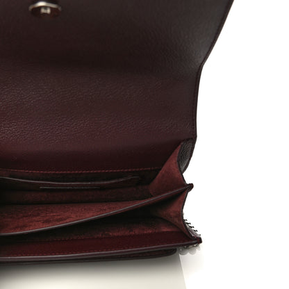 Saint Laurent Grained Calfskin Small Monogram Sunset Amaranto 5 of 12