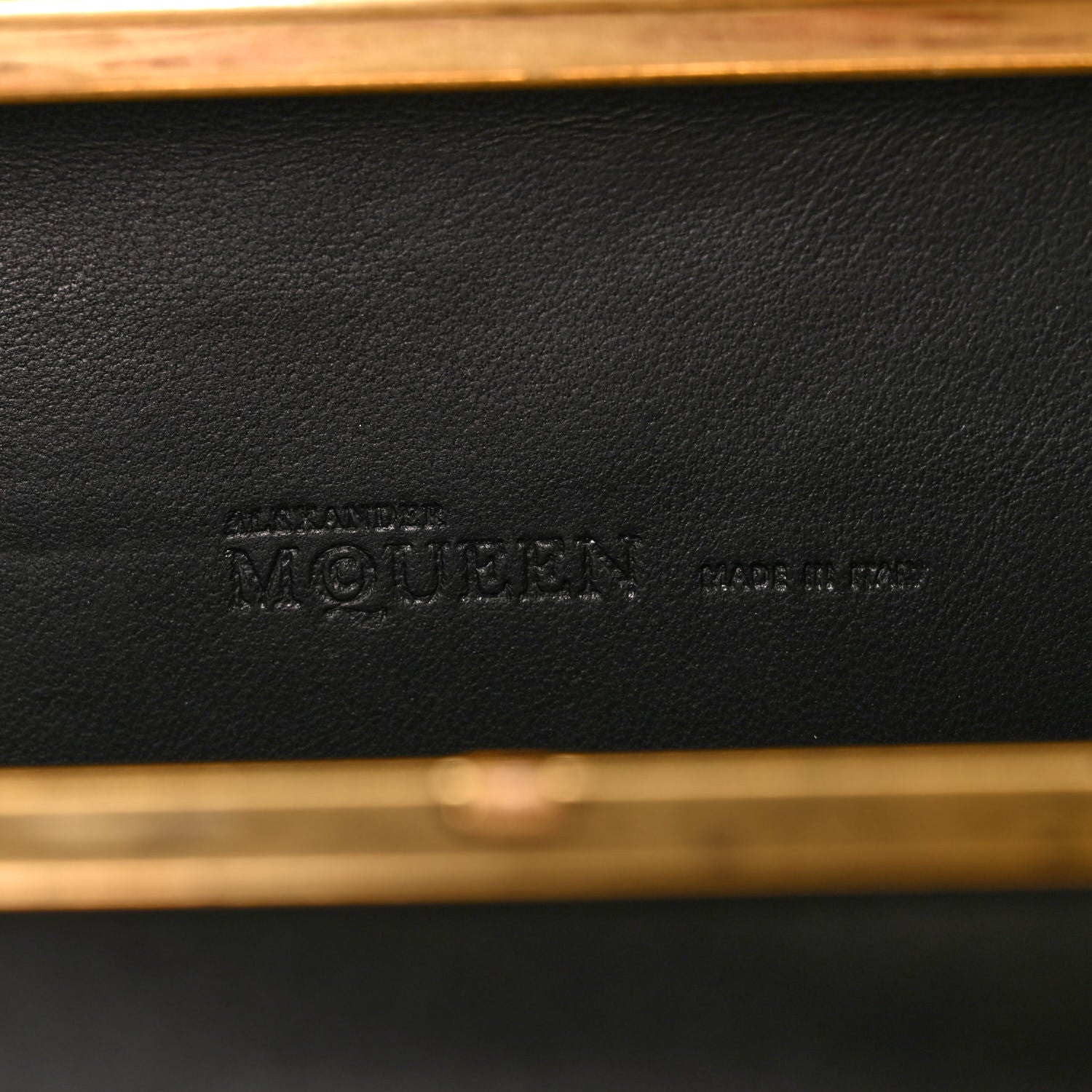 Alexander McQueen Satin Salamander Knuckle Box Clutch Black 5 of 11
