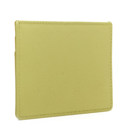 Christian Dior Grained Calfskin Turn Me Card Holder Yellow 3 of 8