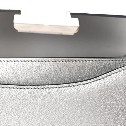 Hermes Metallic Chevre Chamkilight Constance 18 Argent 7 of 12