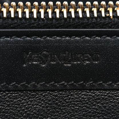 Saint Laurent Metallic Crinkled Calfskin Belle de Jour Chain Clutch Silver 7 of 16