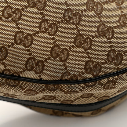 Gucci Monogram Medium GG Twins Hobo Black 11 of 14