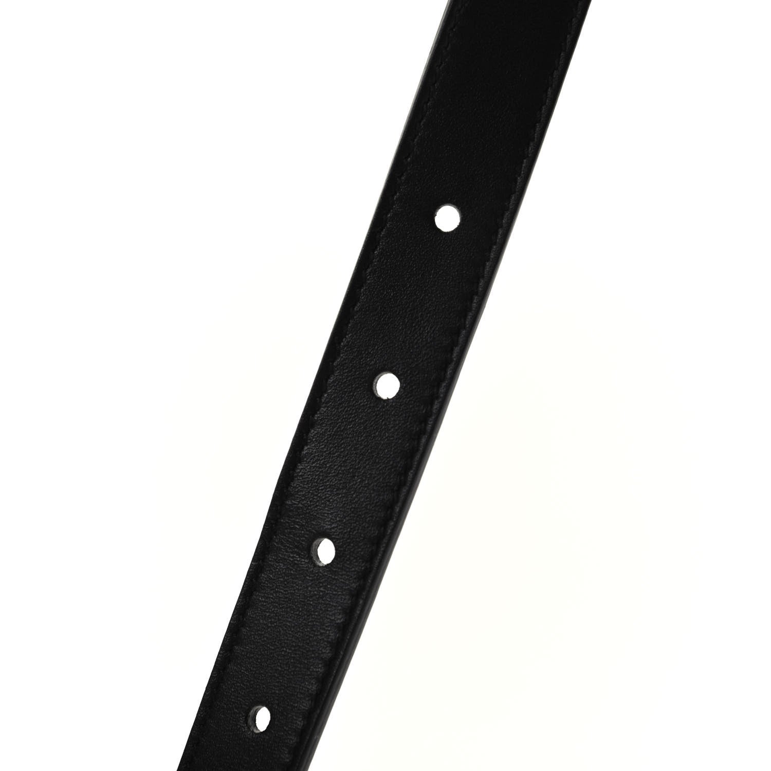 Gucci Calfskin Double G 20mm Belt 95 38 Black 4 of 5