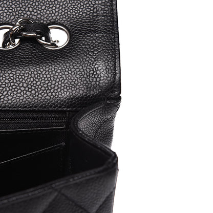Chanel Caviar Quilted Jumbo Single Flap Black 10 of 12
