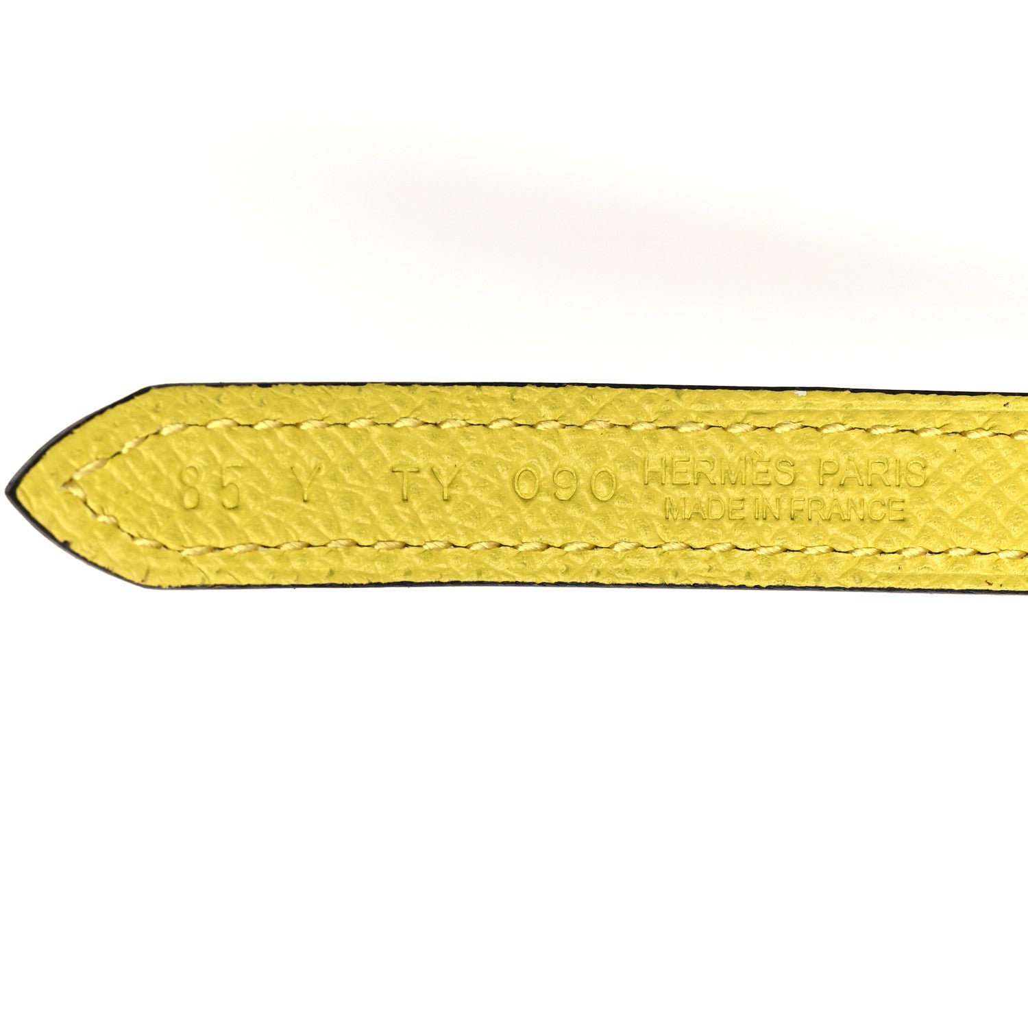 Hermes Swift Epsom 13mm Ancre Belt 85 Sesame Lime 3 of 3