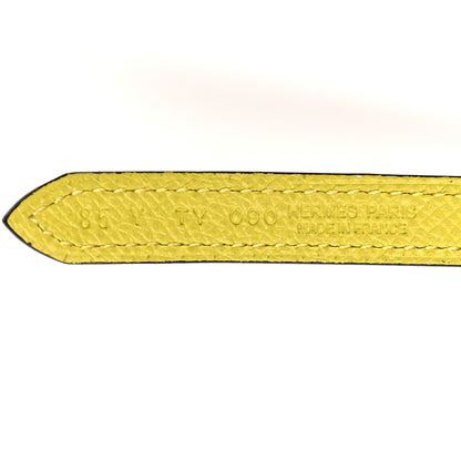 Hermes Swift Epsom 13mm Ancre Belt 85 Sesame Lime 3 of 3