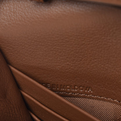 Burberry Derby Calfskin House Check Henley Wallet On Chain Tan 8 of 8