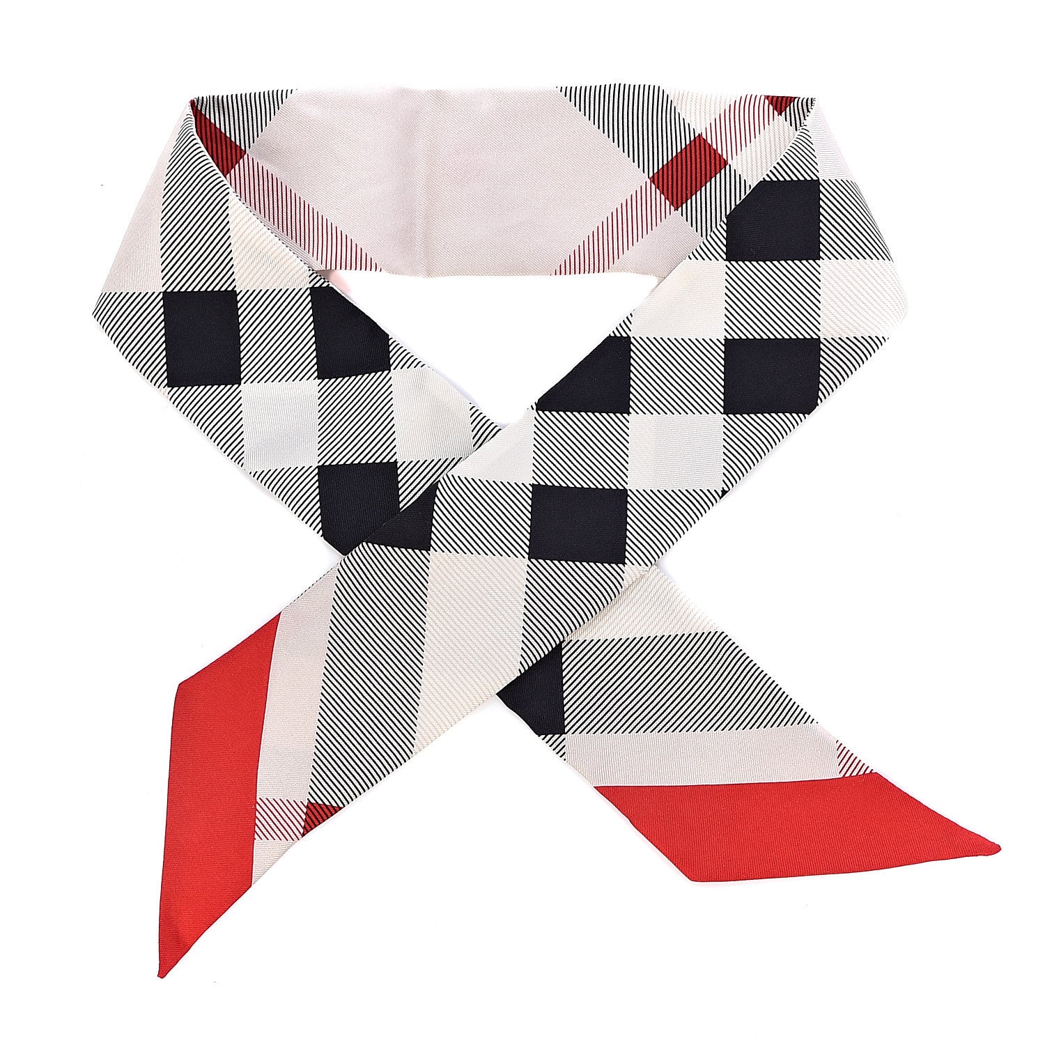 Proenza Schouler BURBERRY Silk Super Exploded Slim Scarf 1 of 3