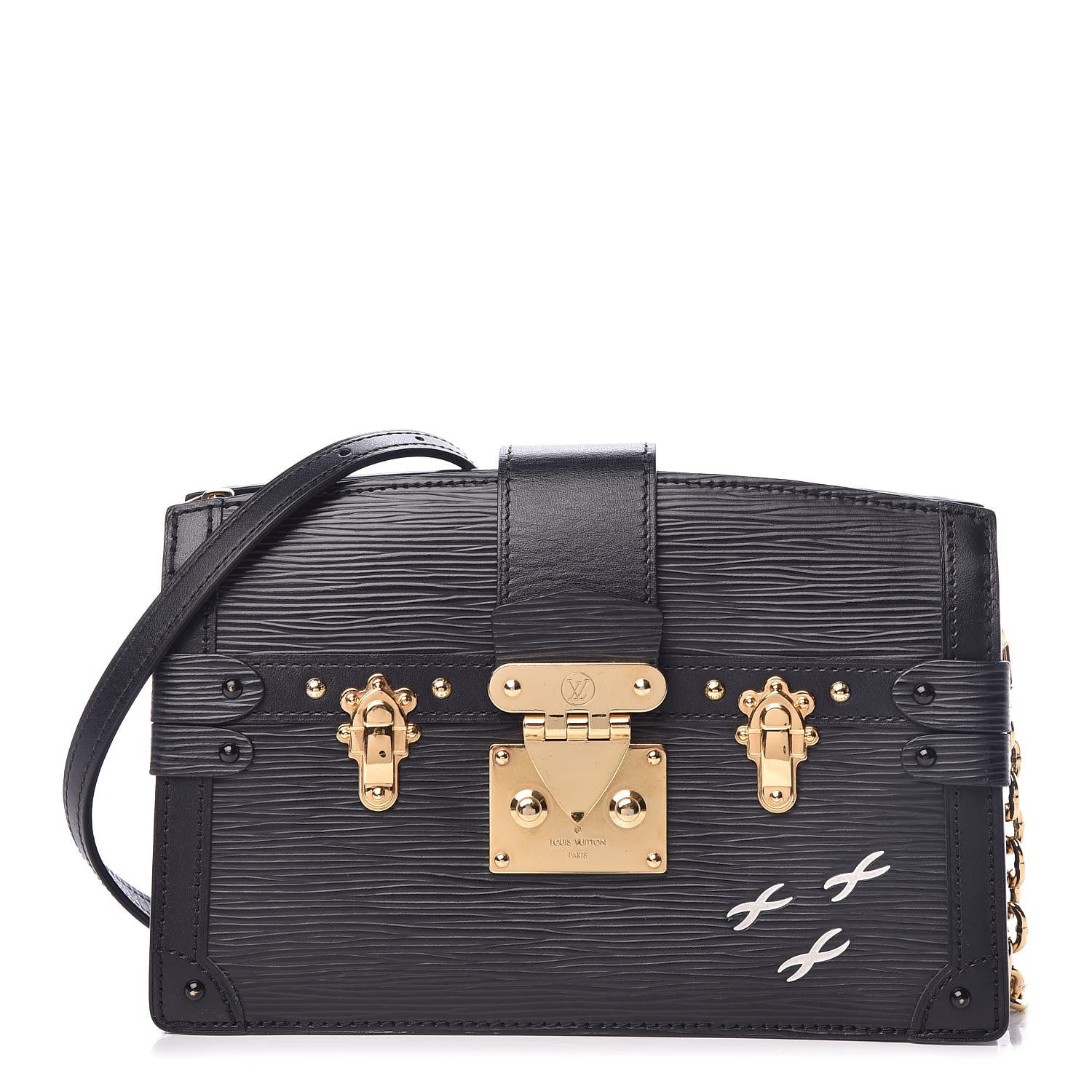 Louis Vuitton Epi Trunk Clutch Black 1 of 9