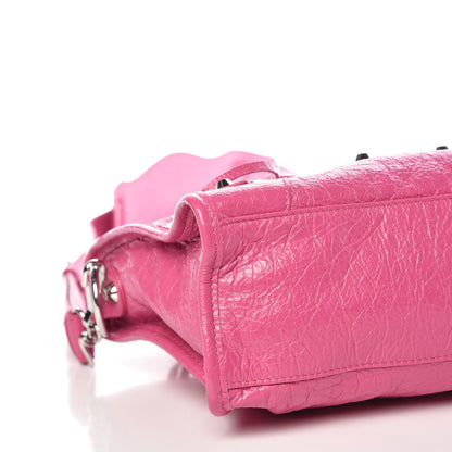 Balenciaga Agneau Classic Silver Hardware S City Rose Flamingo 9 of 10