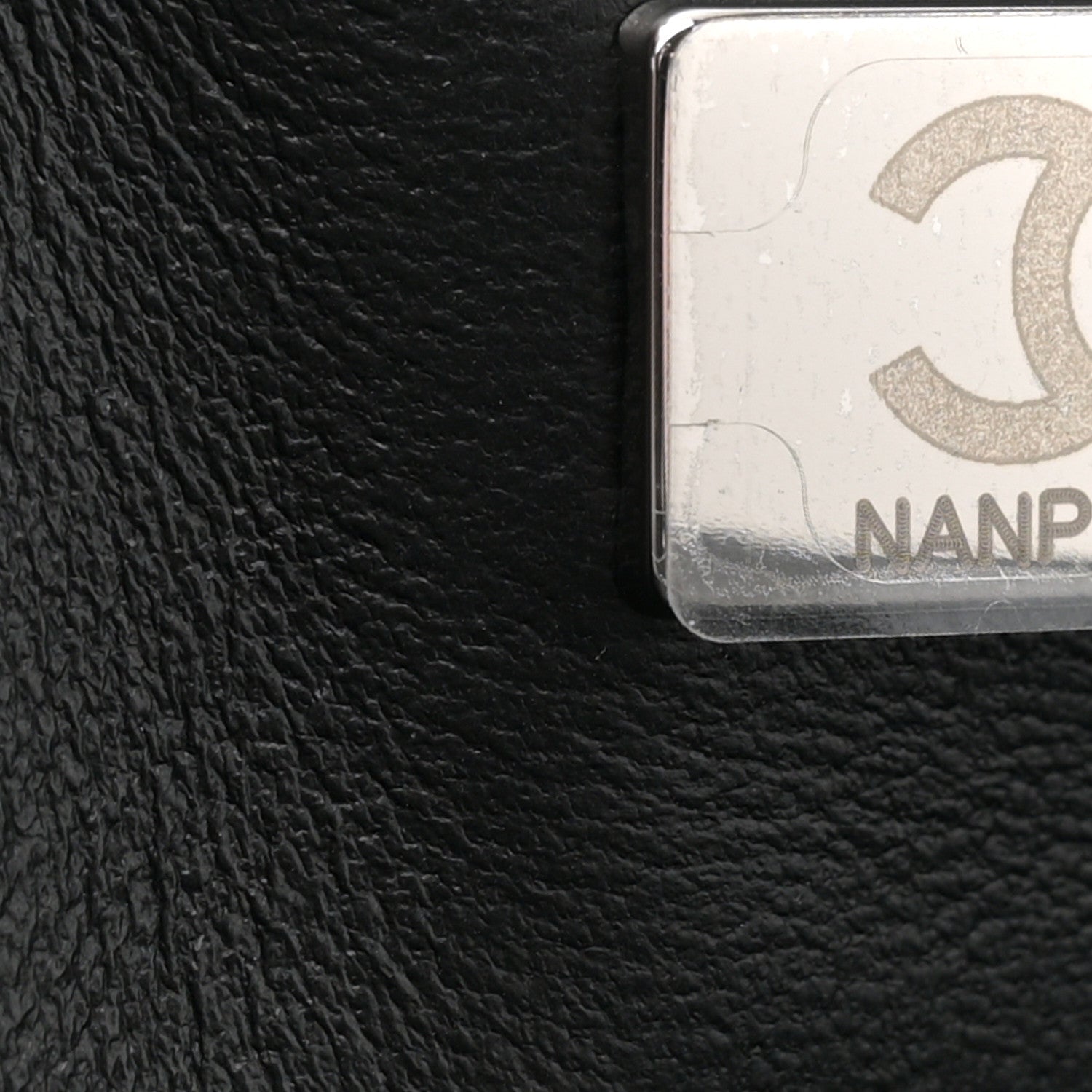 Chanel Printed Denim Quilted Flower Medium Double Flap Black 7 of 11