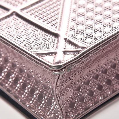 Christian Dior Metallic Patent Micro-Cannage Mini Diorama Flap Bag Hyper Pink 13 of 14