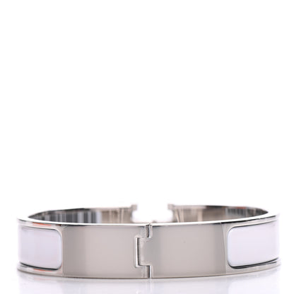 Hermes Enamel Narrow Clic Clac H Bracelet PM White 3 of 6
