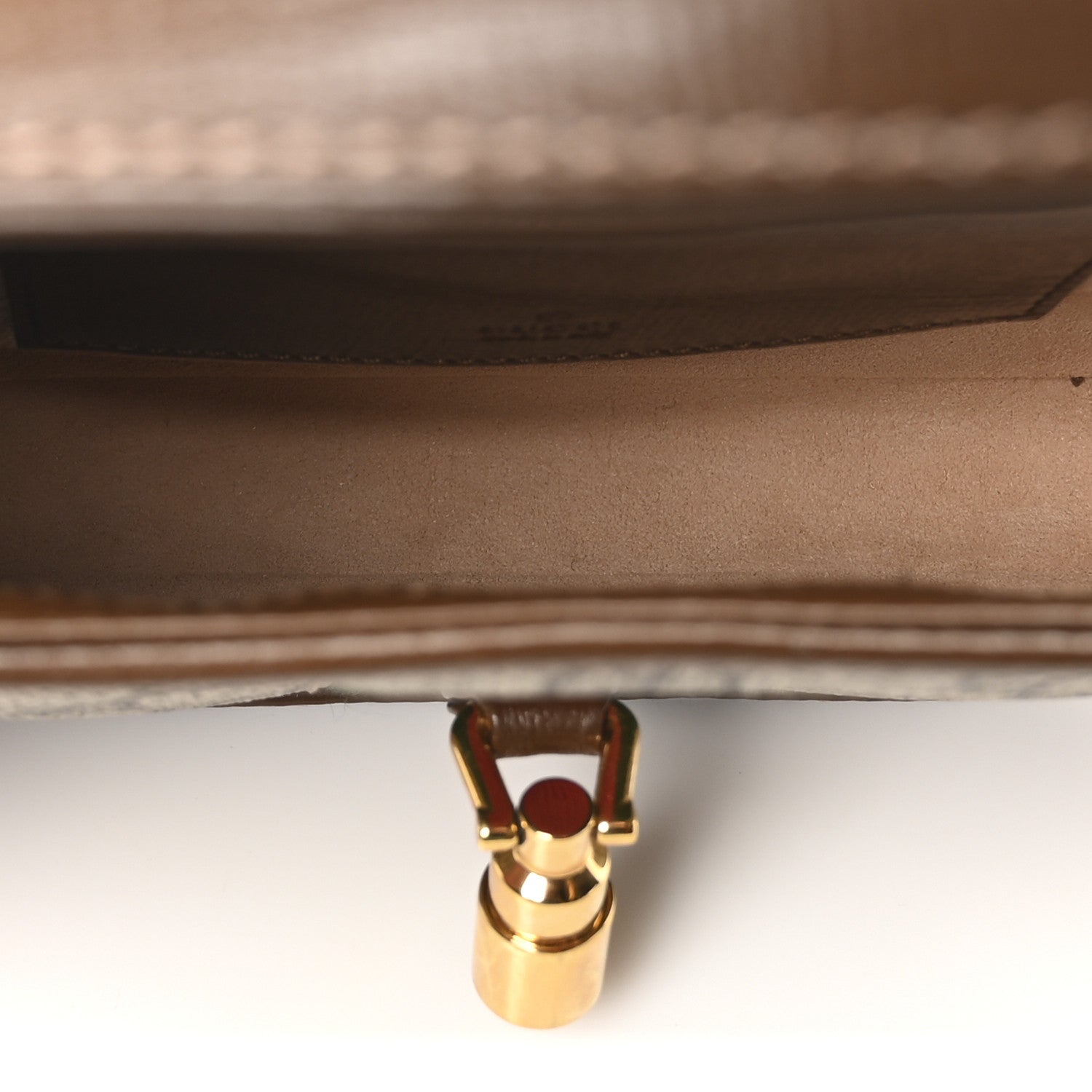 Gucci GG Supreme Monogram Azalea Calfskin Web Mini Jackie 1961 Hobo Beige Ebony Brown Sugar 5 of 10