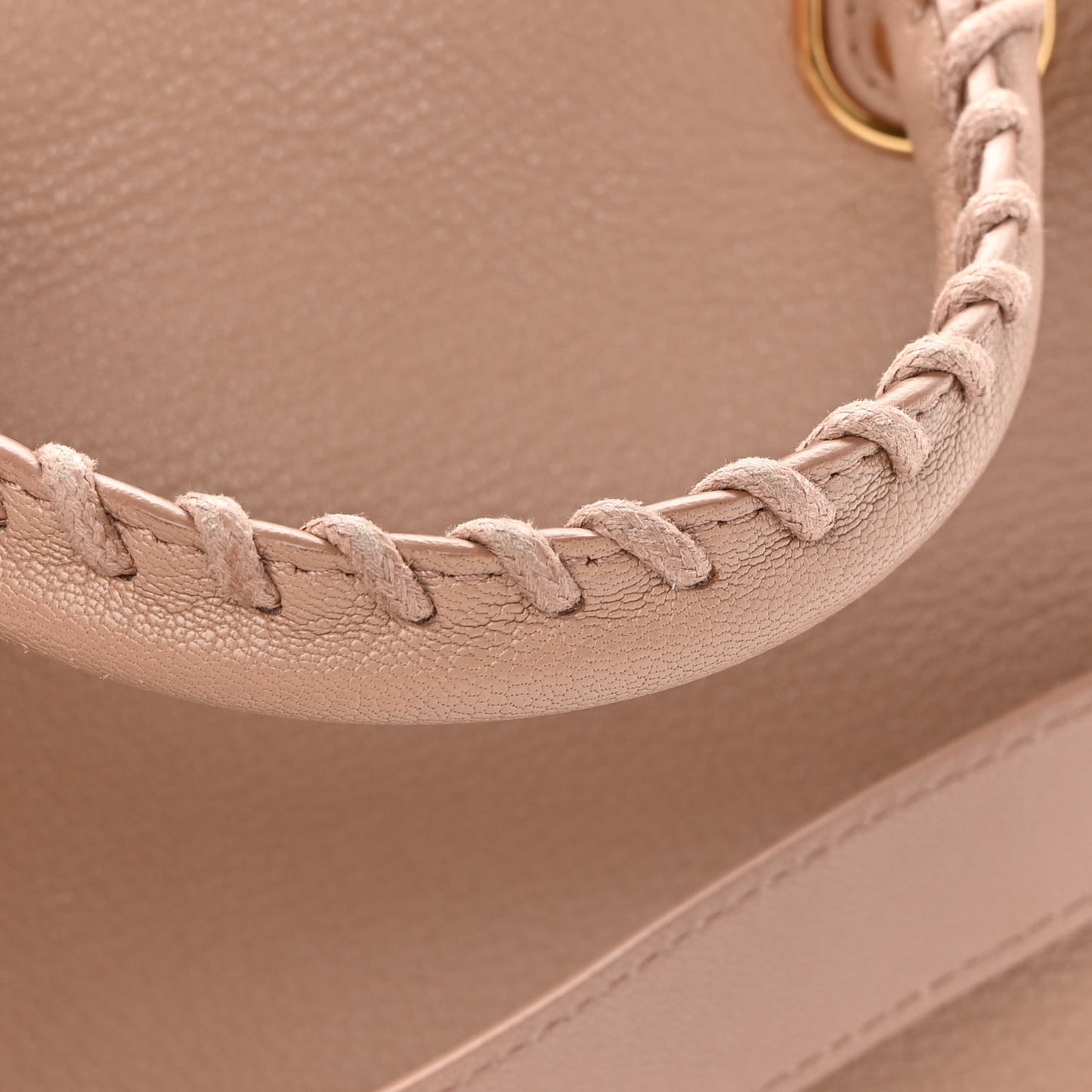Chevre Gold Metallic Edge Hardware S City Rose Des Sables