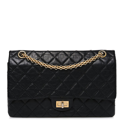 Chanel Aged Calfskin Quilted 2.55 Reissue 226 Flap Black 1 of 9