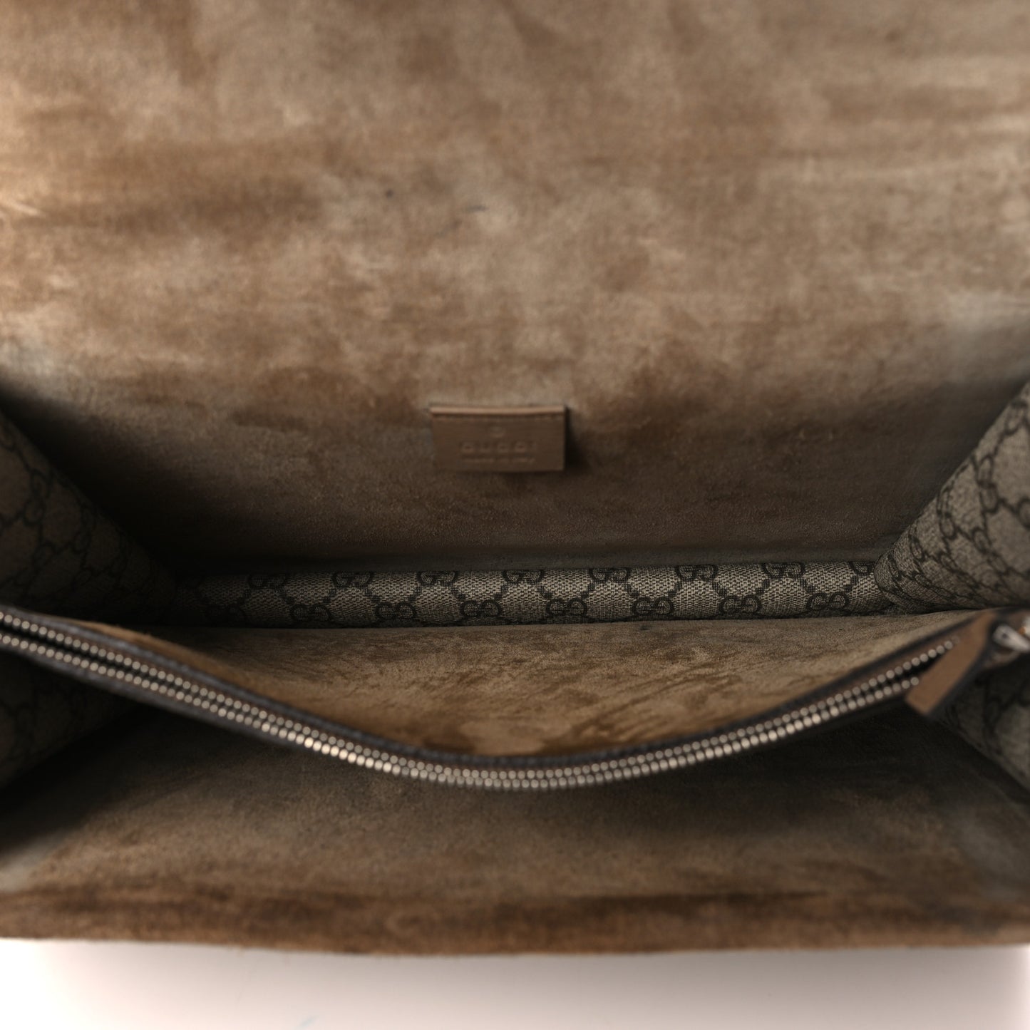 GG Supreme Monogram Medium Dionysus Shoulder Bag Taupe