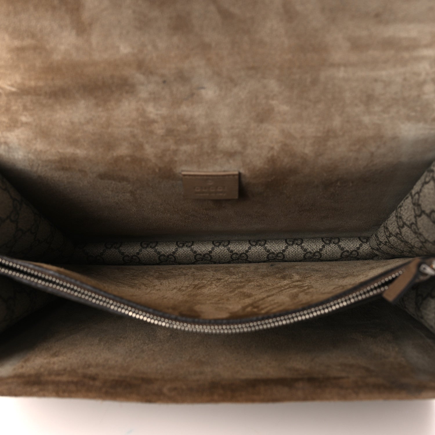 Gucci GG Supreme Monogram Medium Dionysus Shoulder Bag Taupe 5 of 9