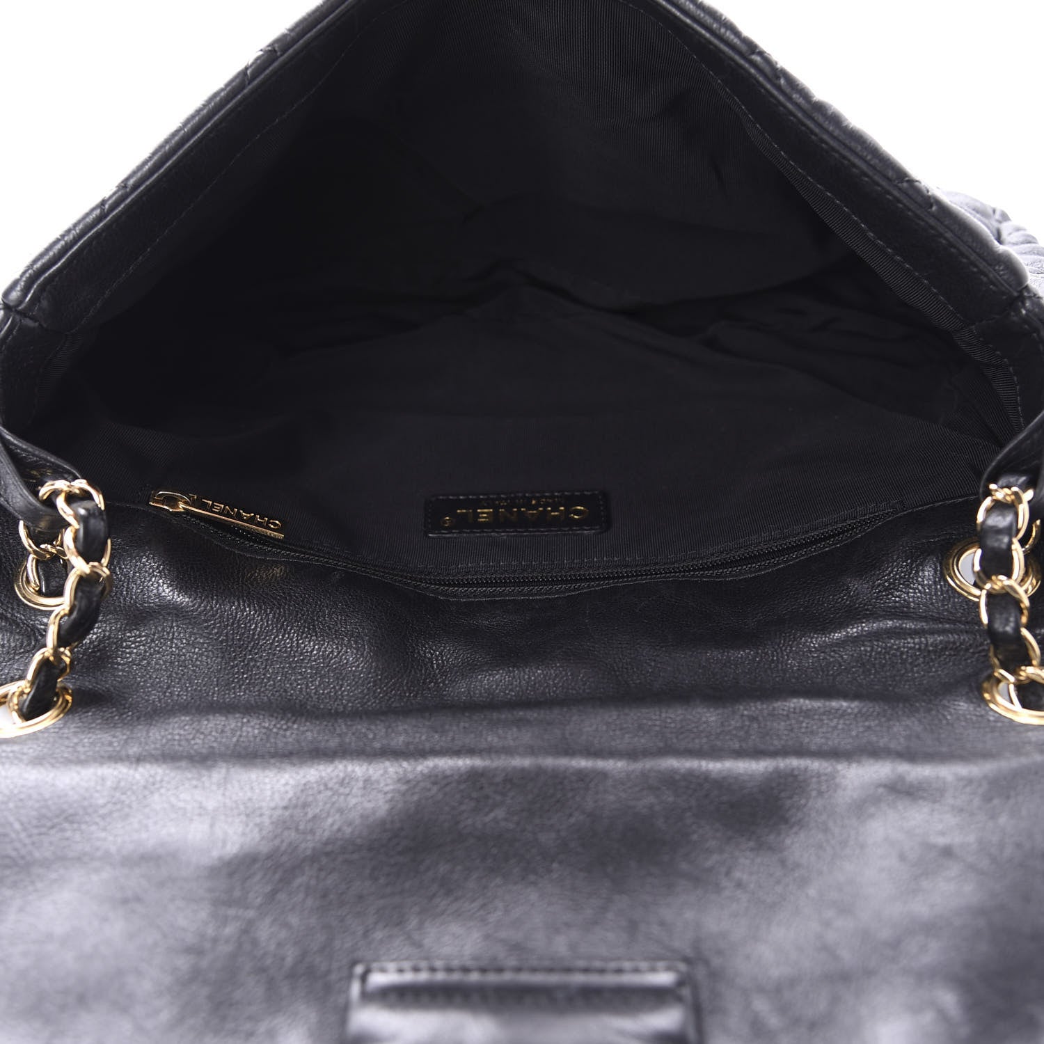 Chanel Calfskin Quilted Medium Chain Me Flap Black 6 of 11