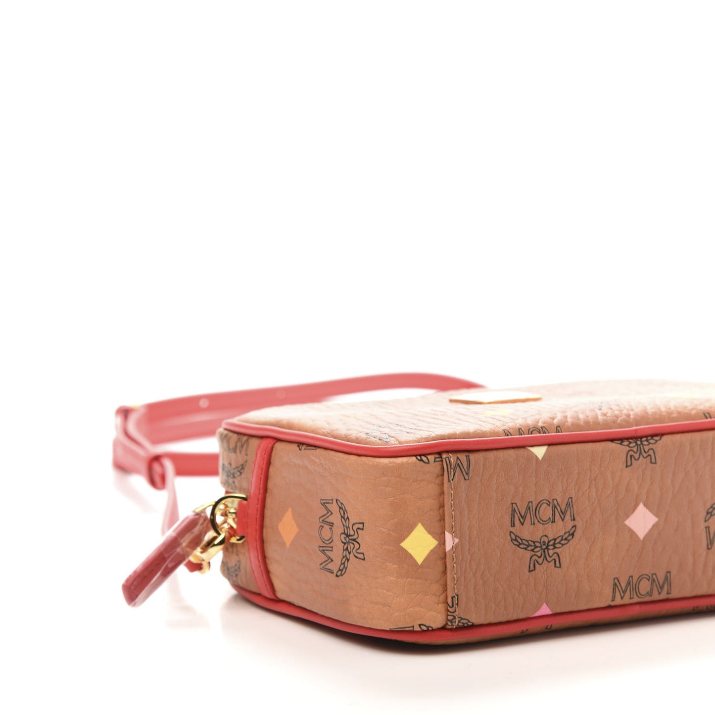 Skyoptic Visetos Spectrum Diamond Camera Bag Cognac Red