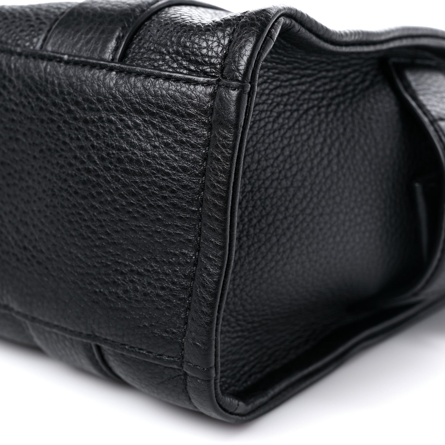 Marc Jacobs Grained Calfskin Small The Tote Bag Black 9 of 11