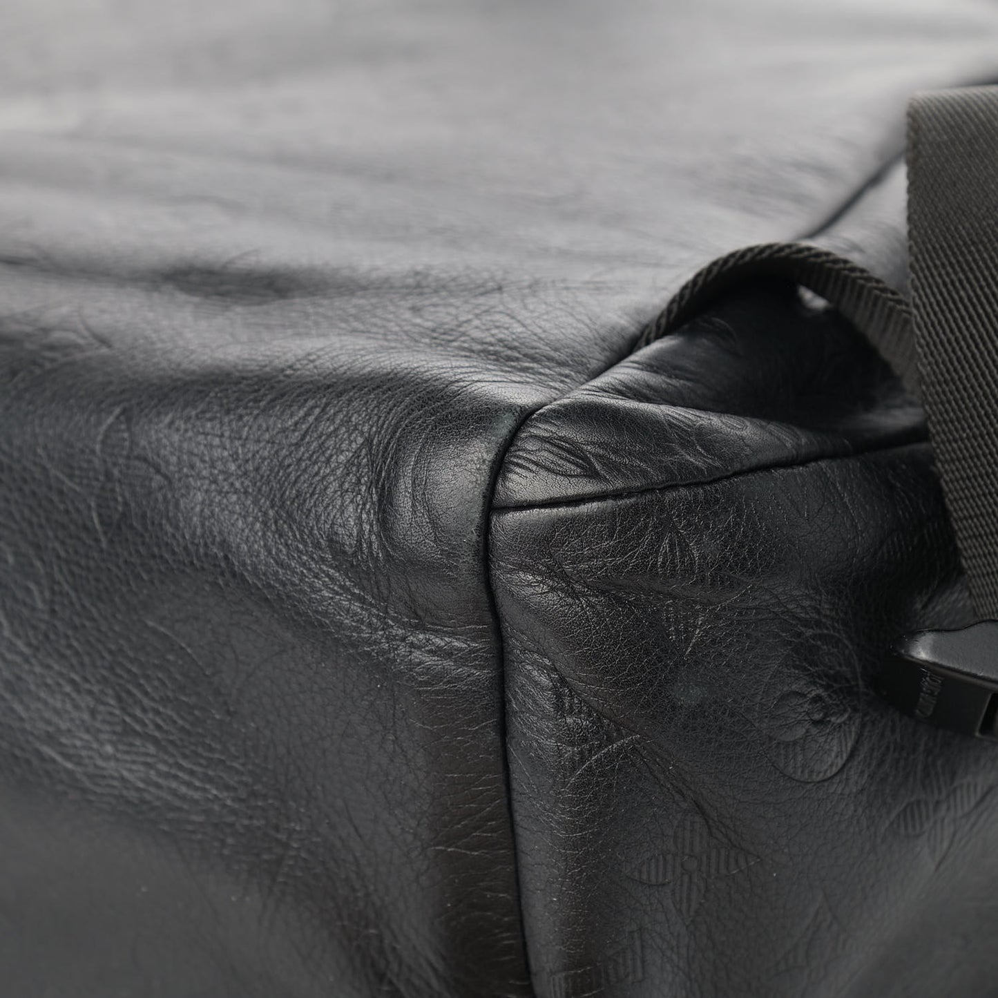 Calfskin Monogram Shadow Discovery Backpack Black