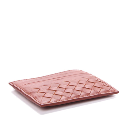 Bottega Veneta Nappa Intrecciato VN Card Case Rust 4 of 9