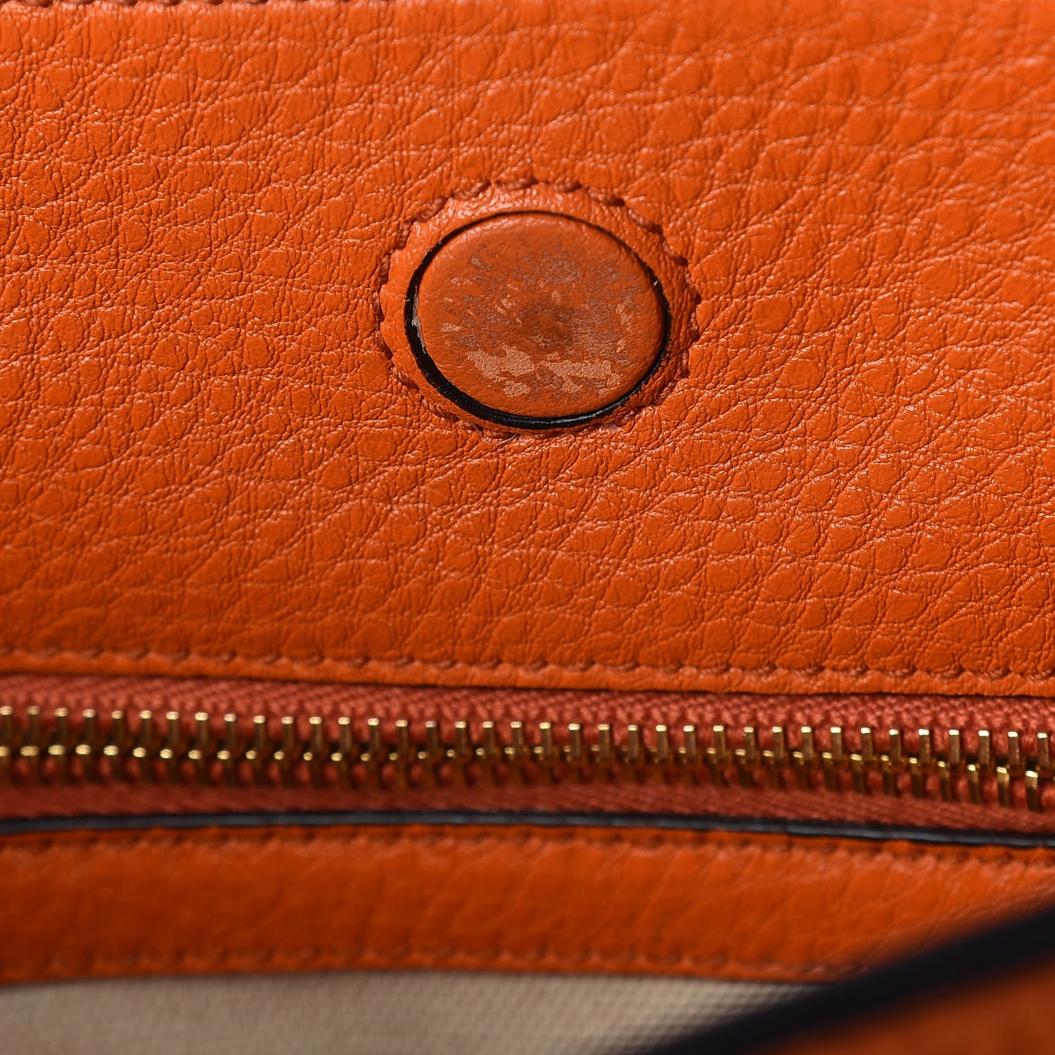 Prada Vitello Daino Tote Papaya 10 of 11
