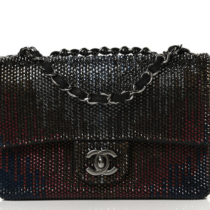 Chanel Suede Calfskin Crystal Small Single Flap Multicolor 9 of 11