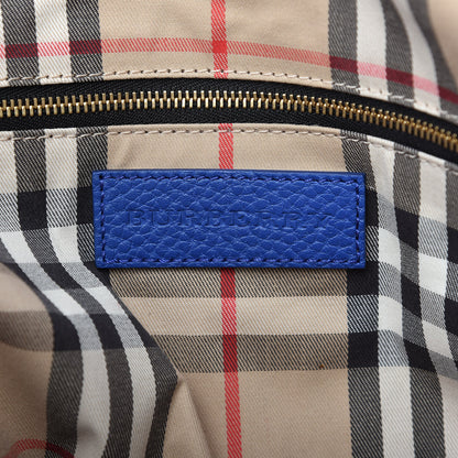 Burberry London Grainy Calfskin Medium Greenwood Bowling Bag Brilliant Blue 8 of 10