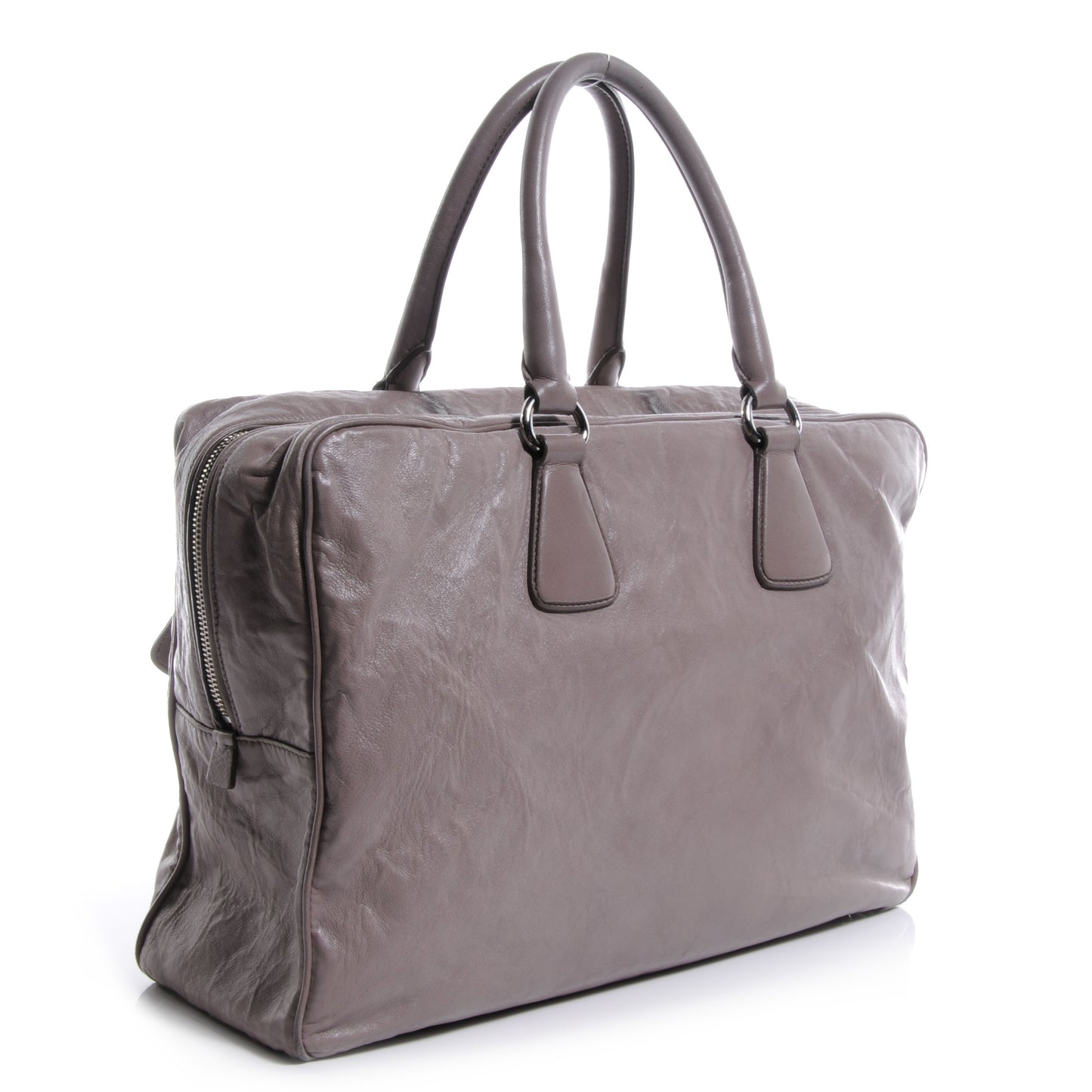 Nappa Antik Bauletto Satchel Argilla