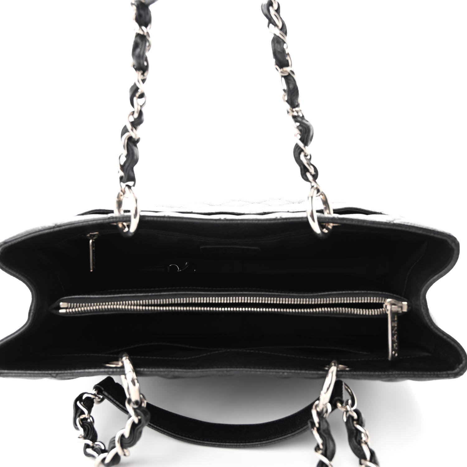 Chanel Caviar Quilted Grand Shopping Tote GST Black 5 of 10