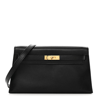 Hermes Chevre Chamkila Kelly Elan Black 1 of 17