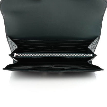 Hermes Matte Alligator Constance Wallet Vert Titien 5 of 8
