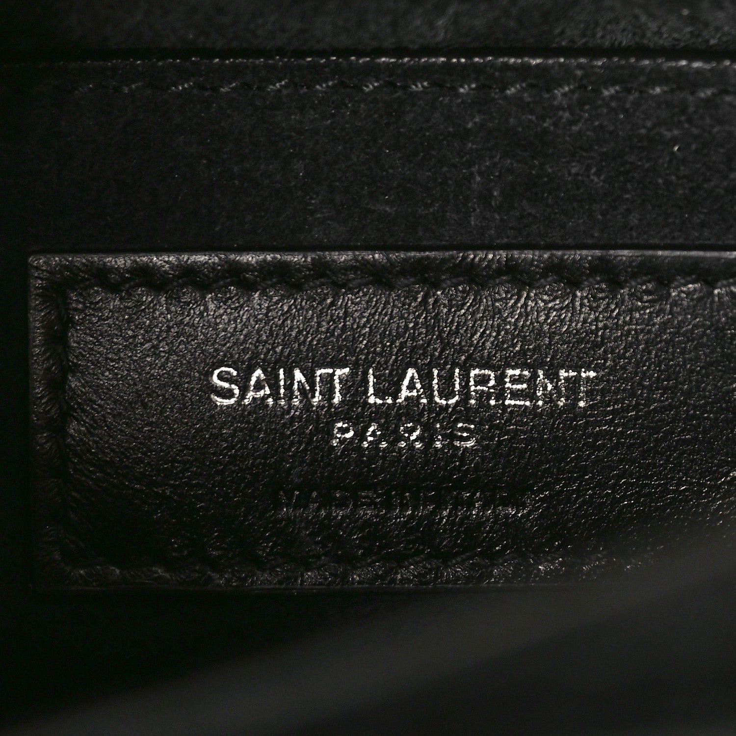 Saint Laurent Calfskin Medium Monogram Sunset Black 6 of 10