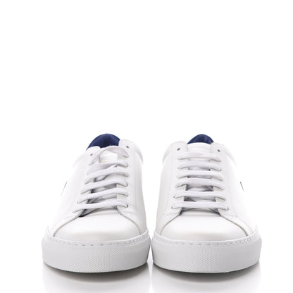 Givenchy Calfskin Reverse Logo Urban Street Sneakers 40.5 White Blue 2 of 9