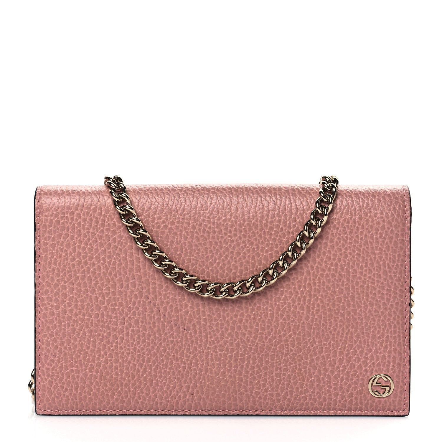 Gucci Dollar Calfskin Medium Betty Chain Wallet Soft Pink 1 of 10