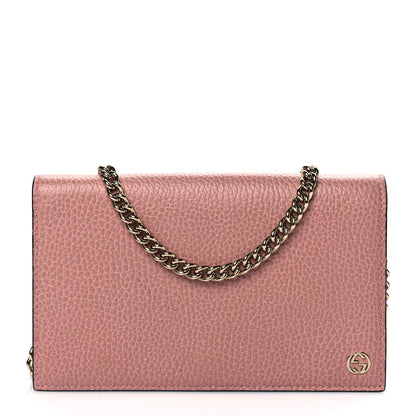 Gucci Dollar Calfskin Medium Betty Chain Wallet Soft Pink 1 of 10